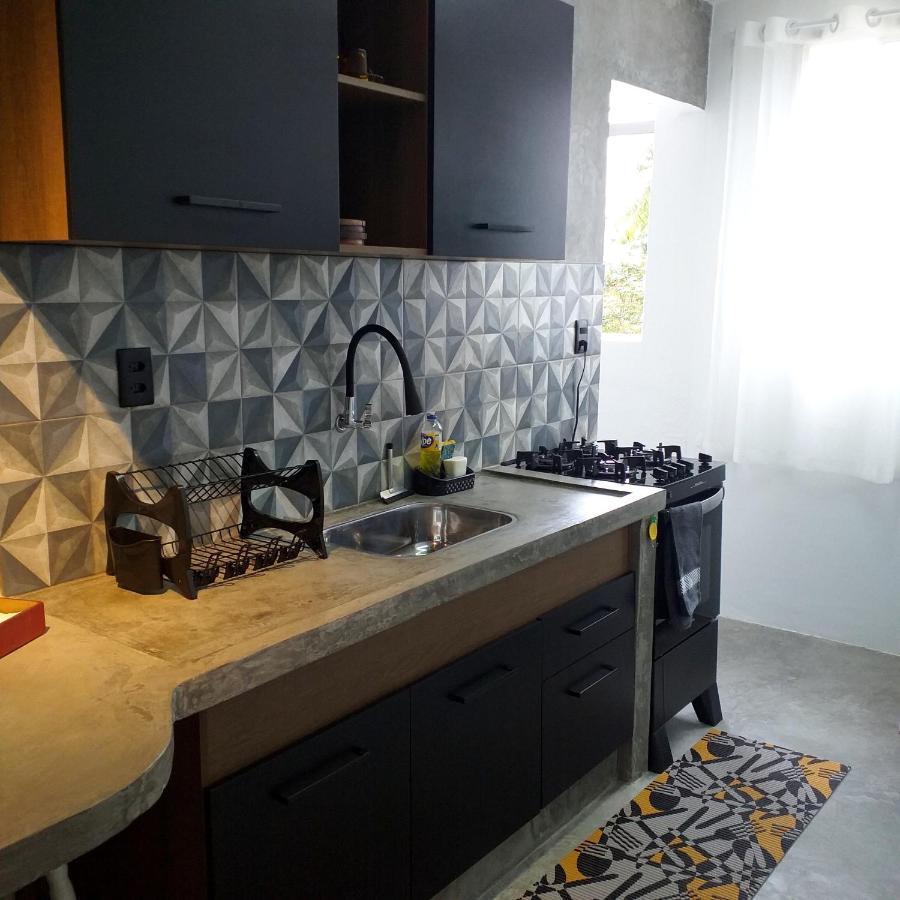 Apartamento Dona Frida Prainha Com Wifi Pe Na Areia Caraguatatuba Ngoại thất bức ảnh