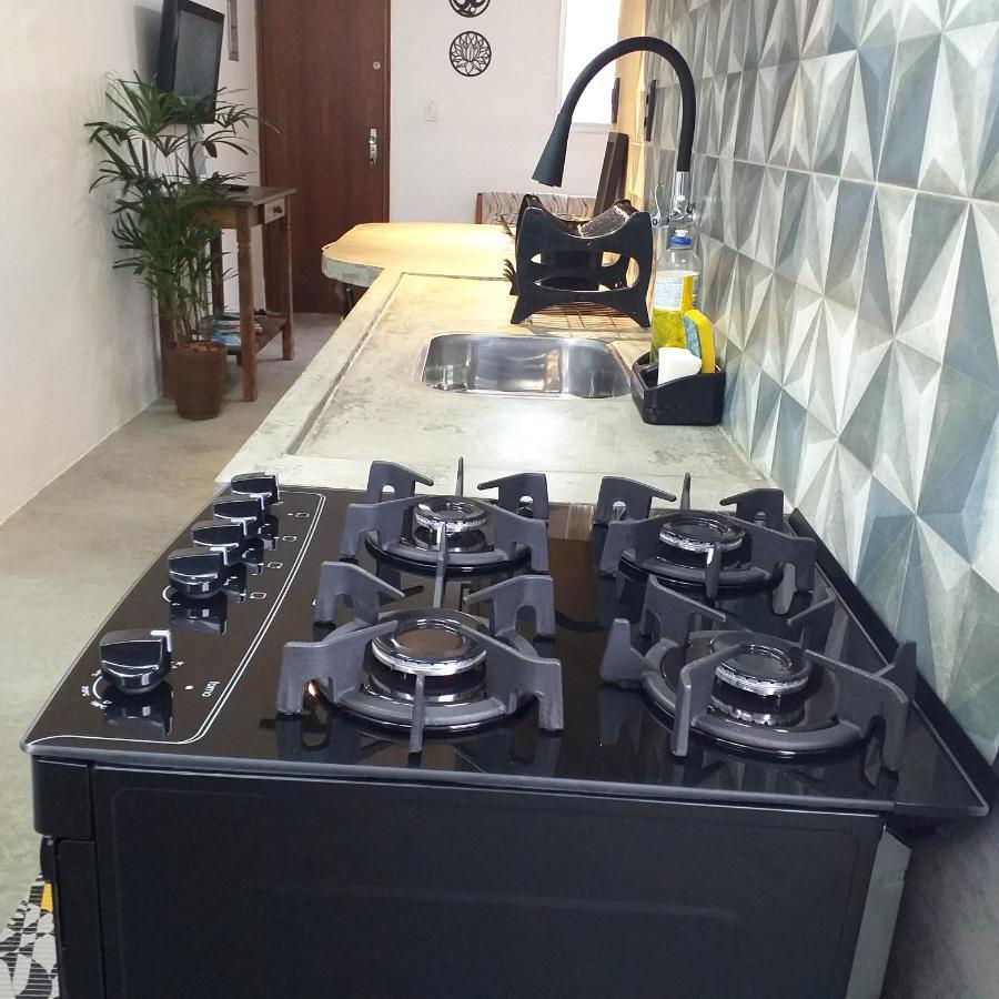 Apartamento Dona Frida Prainha Com Wifi Pe Na Areia Caraguatatuba Ngoại thất bức ảnh