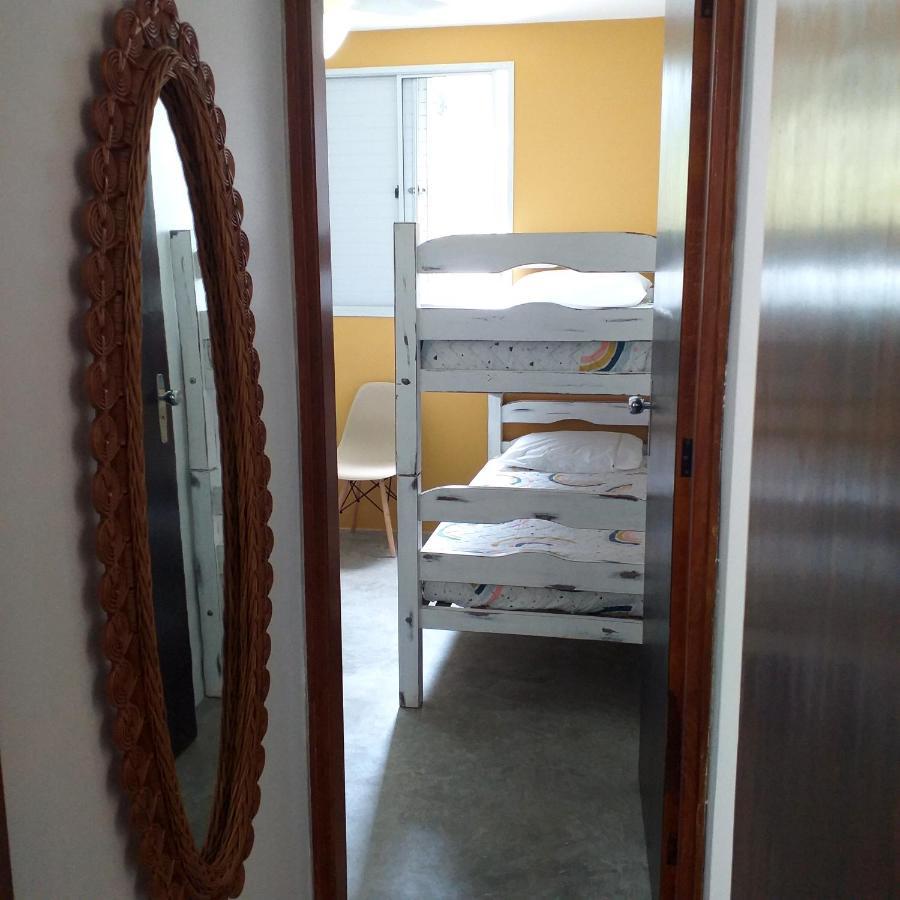 Apartamento Dona Frida Prainha Com Wifi Pe Na Areia Caraguatatuba Ngoại thất bức ảnh