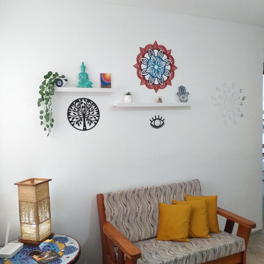 Apartamento Dona Frida Prainha Com Wifi Pe Na Areia Caraguatatuba Ngoại thất bức ảnh