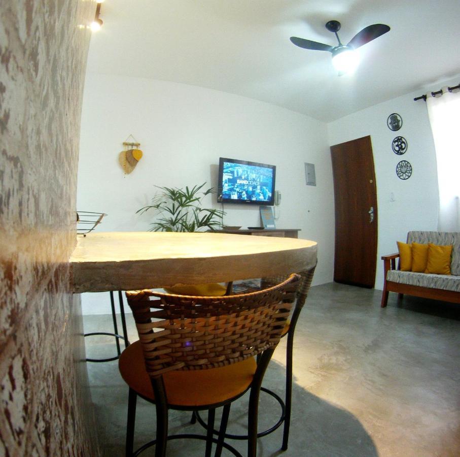 Apartamento Dona Frida Prainha Com Wifi Pe Na Areia Caraguatatuba Ngoại thất bức ảnh